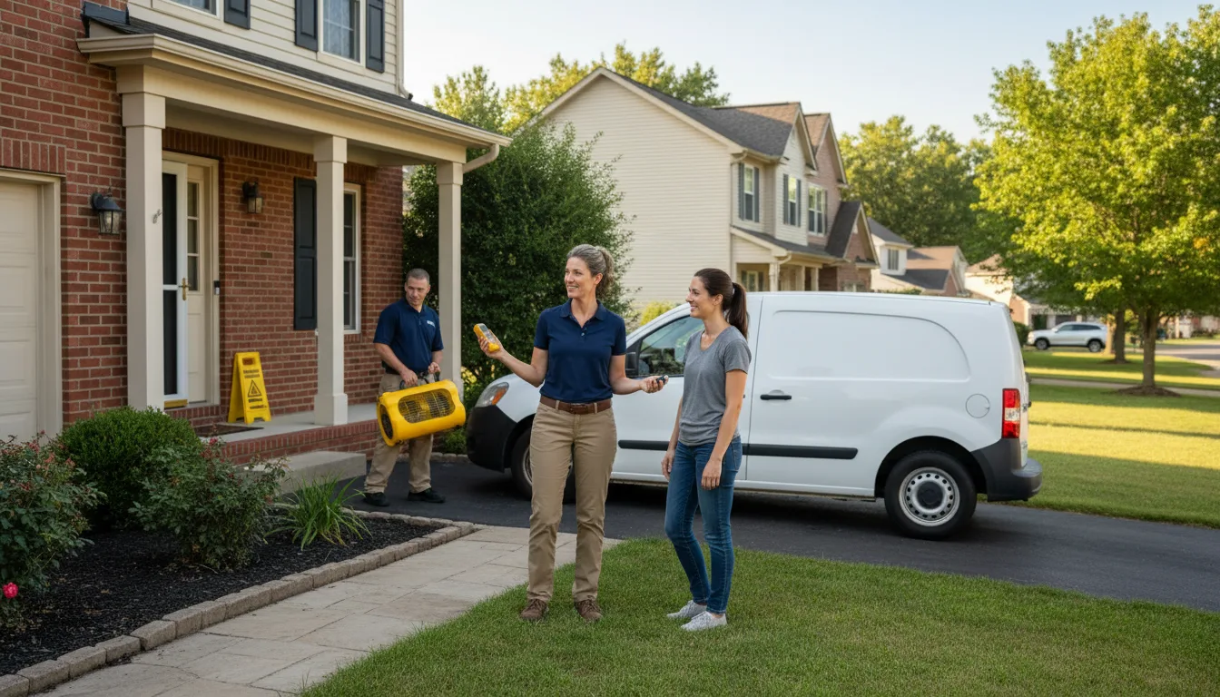 Water restoration image for Emergency Water Damage Restoration in South Milford, IN
